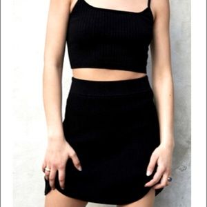 Sold out Free People 90’s babe knit set